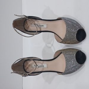 Shimmering high heels